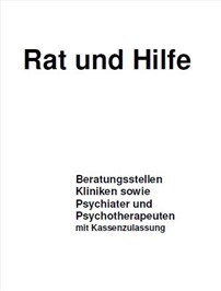 Rat und Hilfe - Titelbild Broschüre