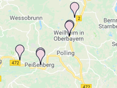 Standorte U18 Wahl Grafik mit den Standorten wo gewählt werden kann