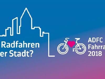 ADFC Fahrradklima-Test Logo des ADFC-Fahrradklima-Test 2018