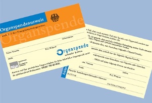 Der Organspendeausweis