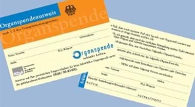 Der Organspendeausweis
