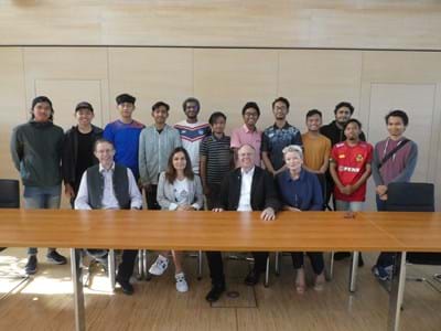 Studentenbesuch im LRA Zukünftige Ingenieure made in Bavaria zu Gast im Landratsamt in Weilheim