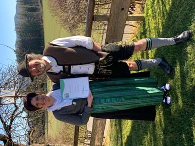 Umweltpakt Hoisl Braeu Maria und Volker Dehmelt vom Landhotel Hoisl-Bräu