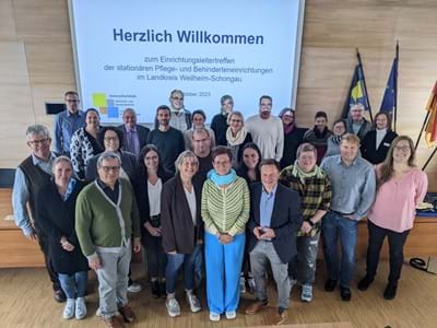 Heimleitertreffen Eine erfolgreiche Initatiative zu weiteren Treffen: Die Einrichtungsleiter und Vertreter der stationären Pflege- und Behinderteneinrichtungen wollen sich wieder treffen
