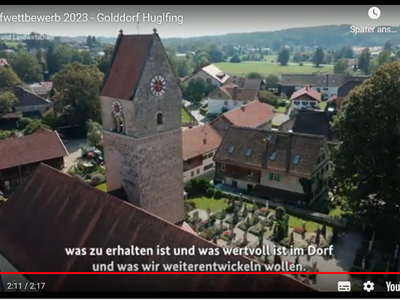 Wird auf der Website des Landwirtschaftsministeriums im Video porträtiert: Huglfing im Land-kreis Weilheim-Schongau.