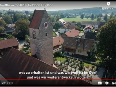 Huglfing Wird auf der Website des Landwirtschaftsministeriums im Video porträtiert: Huglfing im Land-kreis Weilheim-Schongau.