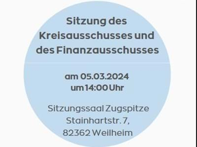 Kreis- und Finanzausschuss-Sitzung