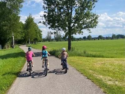 Auch in diesem Jahr wieder mit Begeisterung beim STADTRADELN dabei: die Kinder und Jugendlichen im Landkreis Weilheim-Schongau, hier in Wielenbach