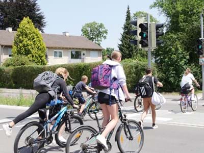 Immer ganz vorne beim STADTRADELN mit dabei: die Schülerinnen und Schüler im Landkreis Weilheim-Schongau