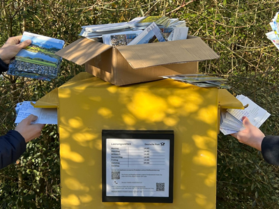 Ab die Post nach Berlin: 1500 junge Leute haben ihre Wünsche an die Politik geäußert und ans Kanz-leramt geschrieben