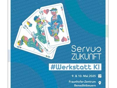 Servus Zukunft Werkstatt KI
9. und 10. Mai 2025 im Frauenhofer-Zentrum Benediktbeuern
