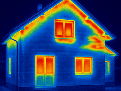 Wärmebild Haus Test auf Energieeffizienz: der Einsatz einer Wärmebildkamera für „Check Dein Haus“