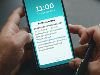 Warntag Warnung per Sirene und am Handy: Der Warntag findet am 11. September 2025 statt