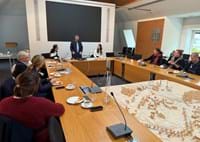 Wirtschaftsfoerderer treffen sich im Rathaus Penzberg