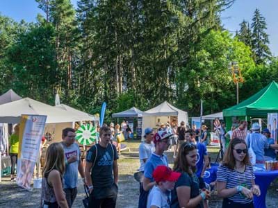 : Immer interessante Mitmachaktionen: die beliebte Azubimeile am Festival