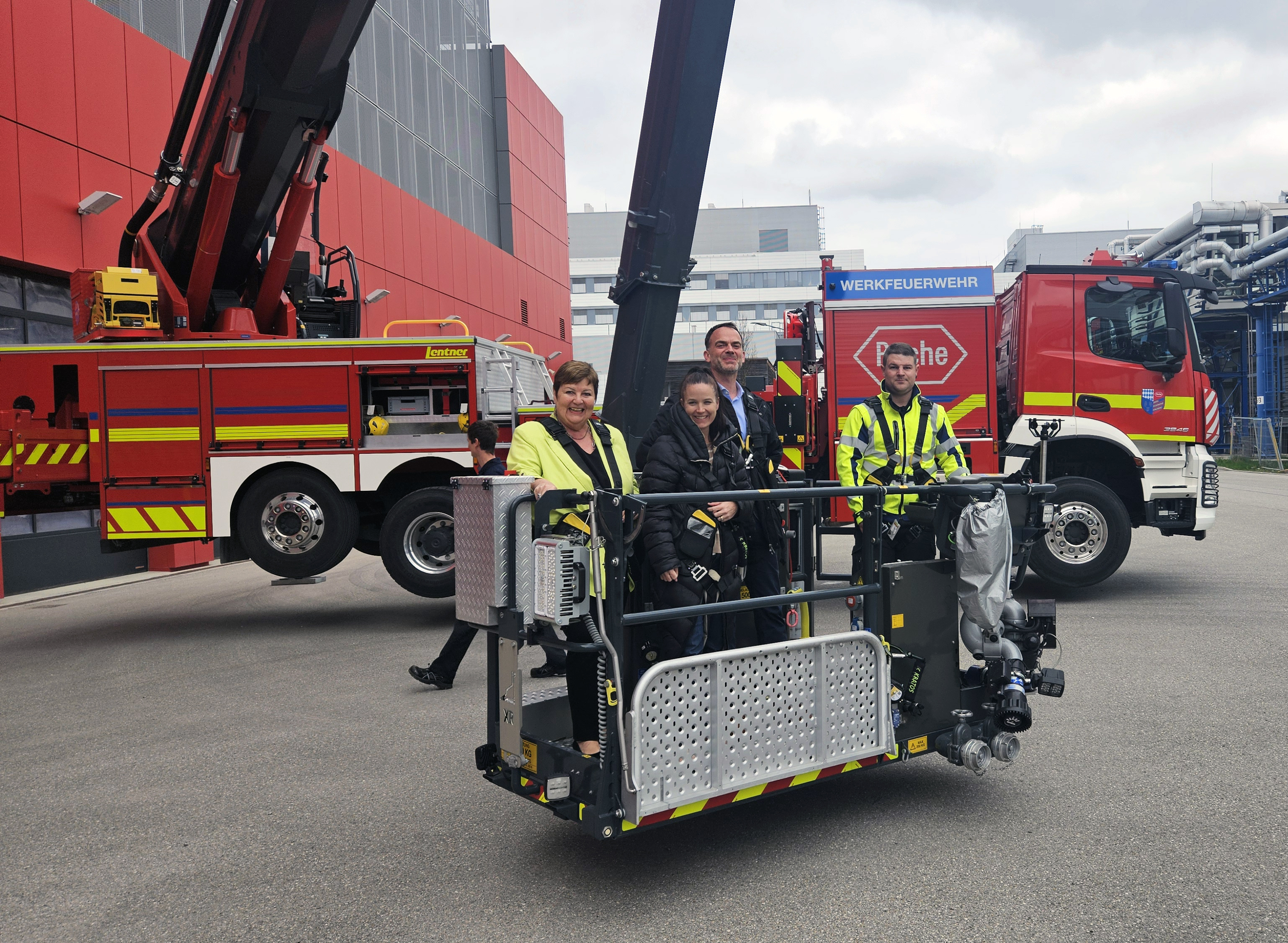 Besuch Roche-Werkfeuerwehr