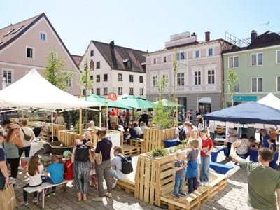 Kam bei Besucherinnen und Besuchern gut an: das Zukunftsfest in Weilheim am 25.04.2026