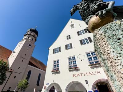 Das Rathaus in Schongau